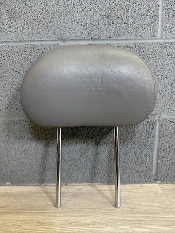 2001-2006 BMW E46 M3 Coupe Grey Front Headrests Head Rests Pair OEM