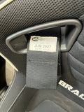 BMW Front BRAUM Sport Seats Black Pair
