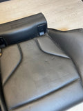 BMW F82 M4 Coupe 15-20 Rear Back Seats Cushion Black Leather Backrest Bench