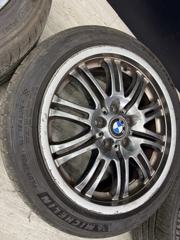 OEM BMW 01-06 E46 M3 18” Wheels Style 67 Rims Staggered Set