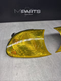02-06 BMW E46 325 328 M3 Corner Lights Lamps Yellow Film 6919651 6919652
