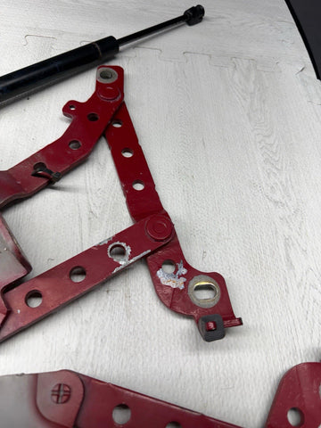 99-02 BMW Z3 M Z3M FRONT HOOD BONNET SHOCKS & HINGE HINGES SET OEM