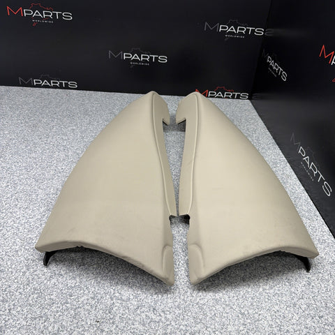 BMW M340i 330i G20 Rear Left & Right Black Seat Bolster Set (2) Canberra Beige