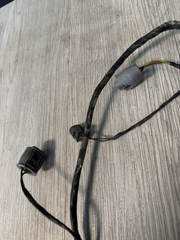 BMW 01-06 E46 M3 FRONT BUMPER FOG LIGHT WASHER PUMP TANK WIRES WIRING HARNESS