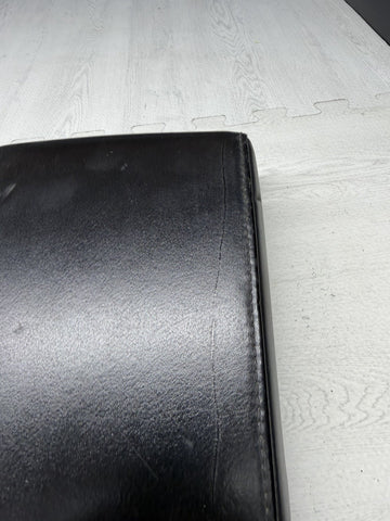 01-06 BMW E46 M3 Center Console Armrest Arm Rest Black Leather *Notes*