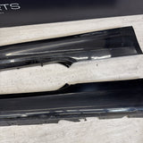 08-13 BMW E92 E93 M3 OEM Right Left Passenger Side Skirt Rocker Panels Black