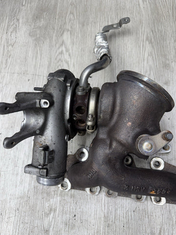 BMW 15-20 F80 F82 F83 M3 M4 S55 ENGINE FRONT TURBO CHARGER OEM 7850278 *Seized