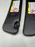 98-02 BMW Z3M Z3 M COUPE SUN VISOR VISORS SET BLACK *Tear*