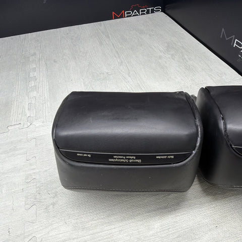 2001-2006 BMW E46 M3 Convertible Black Rear Headrests Head Rests Pair  *Notes*