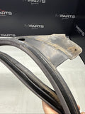 BMW E46 M3 01-06 Left Driver Side Door Weather Strip Seal Black OEM