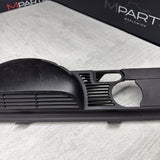 01-06 BMW E46 CONVERTIBLE REAR SEAT ROLLOVER BAR TRIM COVER 8204279 OEM BLACK