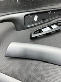 01-06 BMW E46 M3 Convertible Interior Armrests Trim Set Titan Shadow Grey