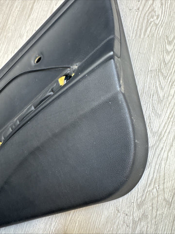 01-06 BMW E46 M3 PASSENGER RIGHT SIDE DOOR PANEL CARD BLACK OEM