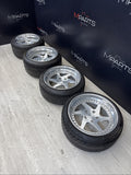 BMW 87-99 E30 E36 M3 RENNEN 17”WHEELS RIMS CHROME SET OF 4