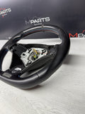 BMW 08-13 E90 E92 E93 M3 Manual Flatbottom Steering Wheel Leather Rewrapped