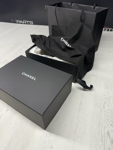 CHANEL 25 Small Black Purse Bag Box