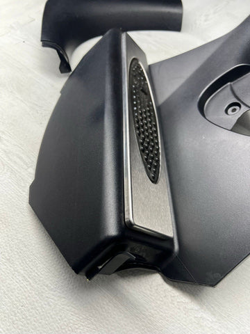 01-06 BMW E46 M3 BLACK DEAD PEDAL KICK PANELS COVERS 7902400