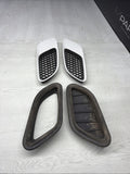 08-13 BMW E90 E92 E93 M3 Hood Scoops Space Pair 8042978 Alpine White