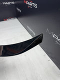 BMW G80 M3 Sedan Rear Trunk Lid Spoiler Lip Gloss Black 51628074906 2021 OEM