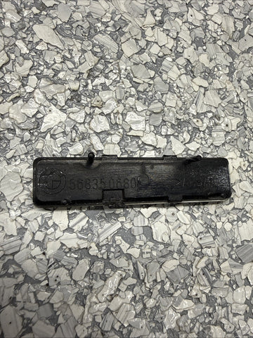 01-06 BMW E46 M3 Fender Vent Grille Grill Emblem + Bracket OEM 568350680