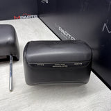 2001-2006 BMW E46 M3 Convertible Black Rear Headrests Head Rests Pair  *Notes*