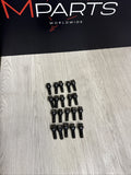 BMW E30 E36 E46 E39 E60 E63 E64 E90 E92 E93 Rim Lug Bolts Black Stock Set of 20