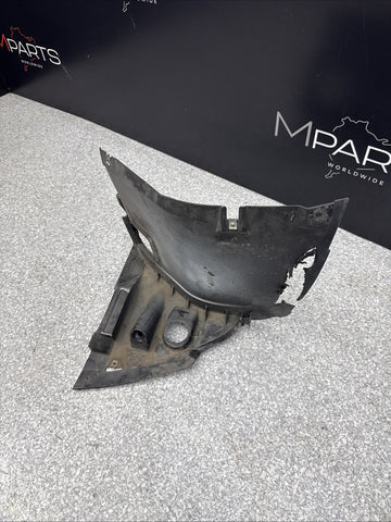 OEM BMW E46 M3 Front Left Splash Shield Guard Liner + Temp Sensor *Damage