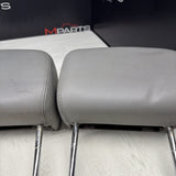 2001-2006 BMW E46 M3 Convertible Grey Rear Headrests Head Rests Pair OEM