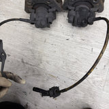 01-06 E46 M3 Rear Brake Calipers Left Right Pair Set Original Red