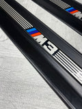 96-99 BMW E36 M3 Coupe Door Sills Trims Pair Black OEM