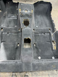 01-06 BMW E46 M3 Convertible Front & Rear Black Floor Carpets Interior OEM