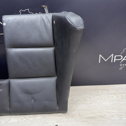 BMW 01-06 E46 M3 Convertible Rear Seat Back Rest Cushion Black Leather Backrest