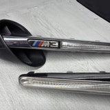 08-13 BMW E92 E93 M3 Front Fender Grilles Side Marker Light Chrome Trims OEM