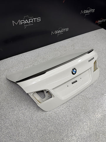 (PICKUP ONLY) 11-16 BMW F10 528i 535i 550i M5 REAR TRUNK LID SHELL PANEL WHITE