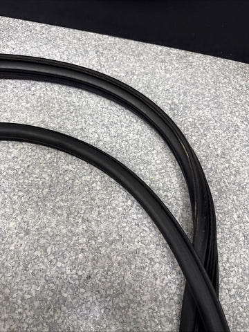 BMW E46 M3 01-06 Passenger Right Door Weather Strip Seal Black OEM *Small Rip