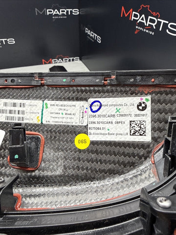 OEM BMW 21-26 G80 G82 G83 M3 M4 Front Side Door Mirror Covers Caps Carbon Fiber