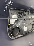 01-06 BMW E46 M3 FRONT DRIVER LEFT SIDE DOOR PANEL CARD BLACK OEM *Scratch*