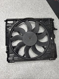 15-20 OEM BMW F80 F82 F83 M3 M4 Electric Radiator Cooling Fan w/Shroud *Cracked