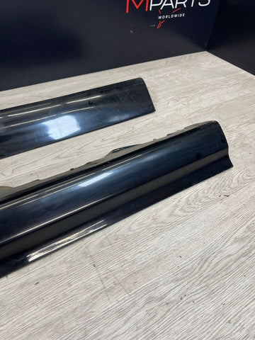 01-06 BMW E46 M3 Rocker Panel Side Skirts OEM Carbon Black *Notes*