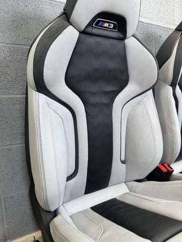 BMW 21-24 G80 M3 Sedan Front Seats Silverstone Leather Powered