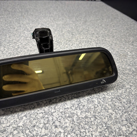 01-06 BMW E46 M3 Rearview Rear View Mirror SOS *Liquid Damage* Convertible