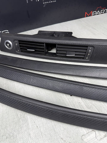 08-13 BMW E92 E93 M3 Interior Trim Set Carbon Leather OEM Genuine *Notes*