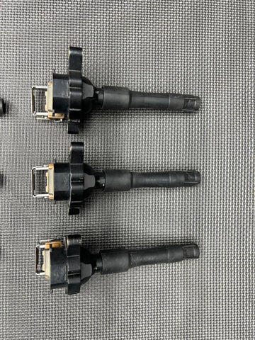 6PC BMW E39 E38 E46 325 740 540 M54 ENGINE IGNITION COIL OEM 1748017 BREMI