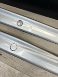 94-99 BMW E36 M3 SEDAN SIDE SKIRTS ROCKER PANELS MOLDINGS ARCTIC SILVER