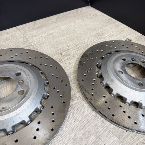 SHW / REFURBISHED 13-17 BMW F06 F10 F12 F13 M5 M6 REAR BRAKE DISCS ROTORS