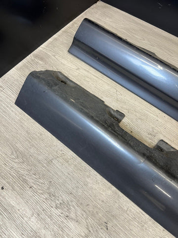 01-06 BMW E46 M3 Rocker Panel Side Skirts OEM Steel Grey Gray