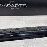 BMW 01-06 E46 M3 Rocker Panel Side Skirt Left Driver Carbon Black 51717890011