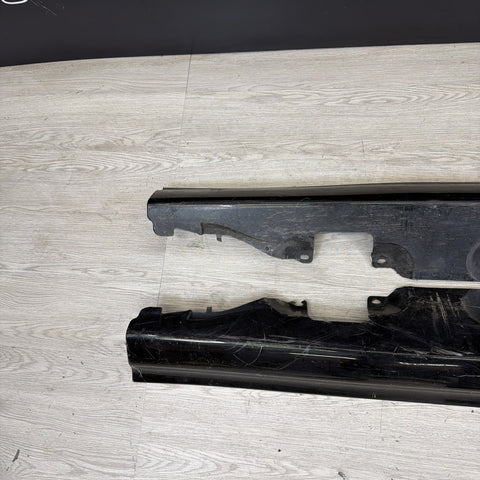 01-06 BMW E46 M3 Rocker Panel Side Skirts OEM Jet Black *Notes*
