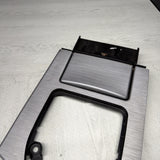 OEM BMW E60 M5 06- 08 Silver Aluminum Center Console Trim 7896934