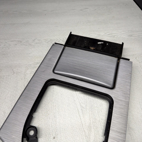 OEM BMW E60 M5 06- 08 Silver Aluminum Center Console Trim 7896934
